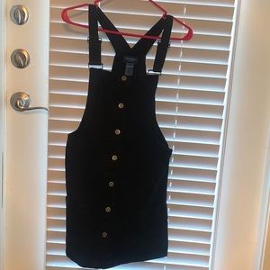 black overall dress ( jean )